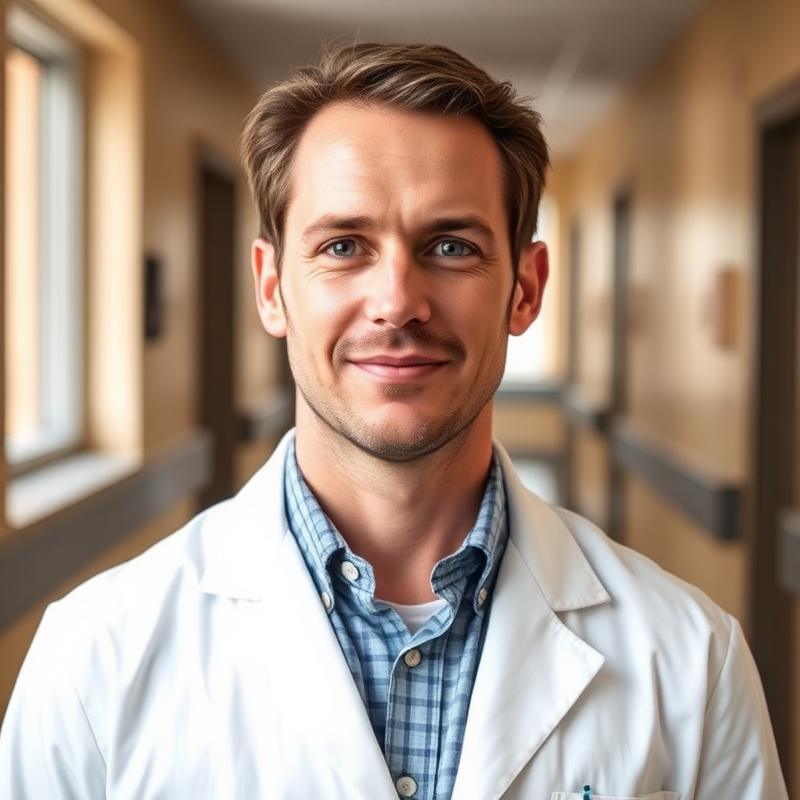 Portrait of Salim Louaer, hospital pharmacist and clinical co-founder