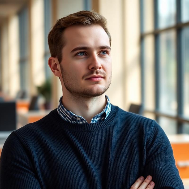 Portrait of Ramzi Dakhmouche, reliable-AI researcher and technical co-founder