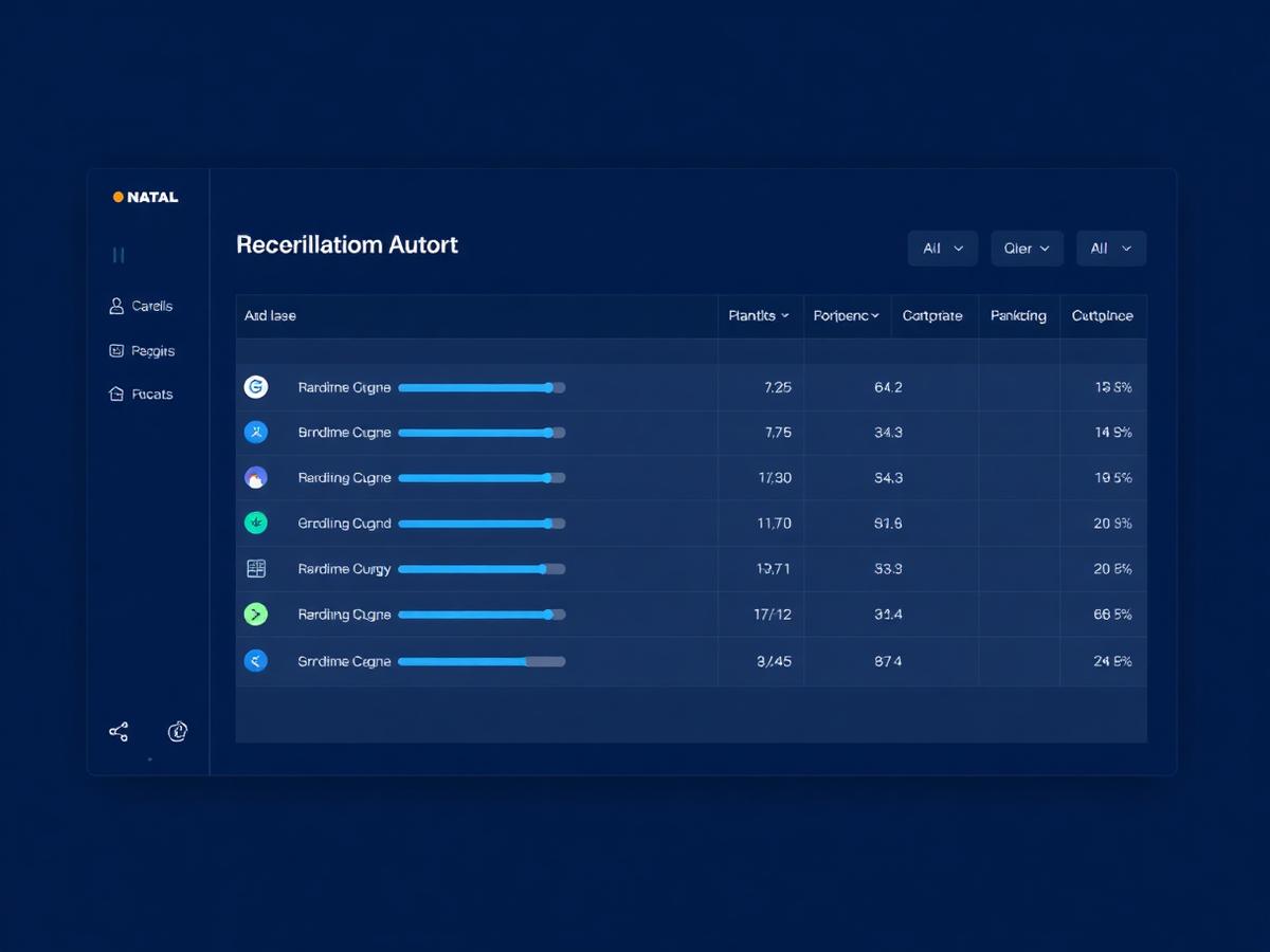 Illustration of an AI reconciliation dashboard highlighting medication discrepancies and confidence scores